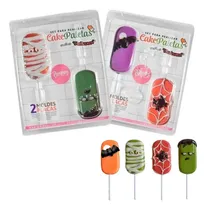 Comprar Set 2 Placa Molde Ice Pop Paleta Halloween Chocolate Parpen 