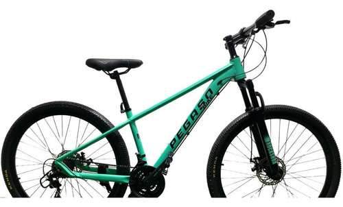 Imagen 1 de 10 de Bicicleta Aluminio Turquesa Mtb Aro 27,5 Pegaso Bikes