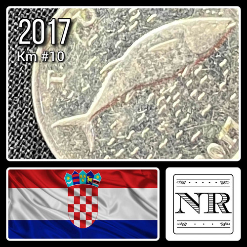 Croacia - 2 Kuna - Año 2017 - Km #10 - Atún