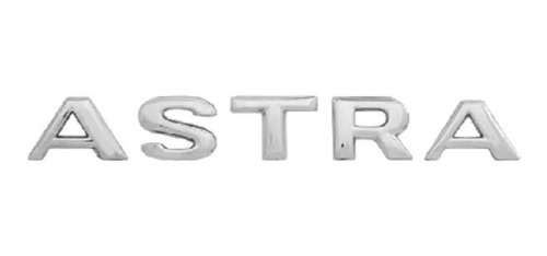 Emblema Texto Letras Astra Cromo