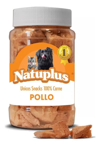 Natuplus Golosina Snack Pollo Natural Gato Perros 500ml