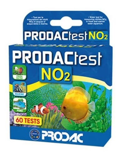 Test Prodac Medidor No2 Nitritos Marino Agua Dulce Pecera