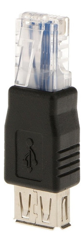 ¡ Adaptador Rj45 Macho A Usb 2.0 Hembra Para Ethernet Lan
