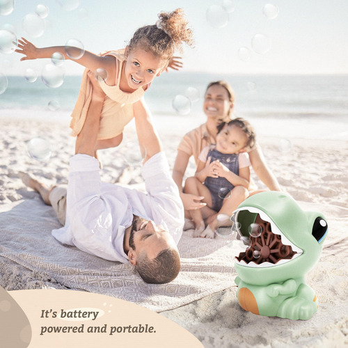Máquina De Burbujas Para Niños Portátil Con Accesorios Compl Color
