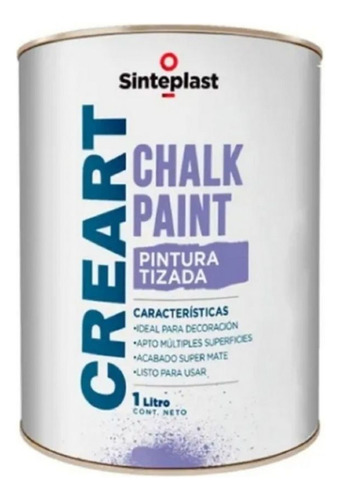 Pintura Tizada Creart 1l Sinteplast