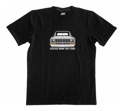 Remera Fierrera Dodge 051 4xl Ram 1981 A 1985 Front