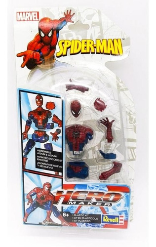 Spiderman Figura Muñeco Armable Original Marvel Revell 