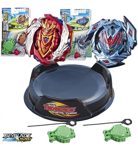 Beyblade Burst Turbo Wonder Valtryek - Hasbro + Lançador + Estojo em  Promoção na Americanas