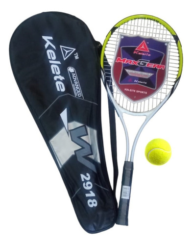 Raqueta Tenis Semiprofesional Jóvenes Adultos Estuche+pelota