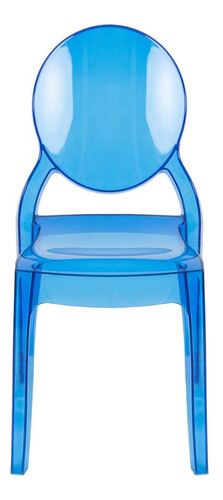 Kit 4 Cadeiras Elizabeth Ghost Transparente