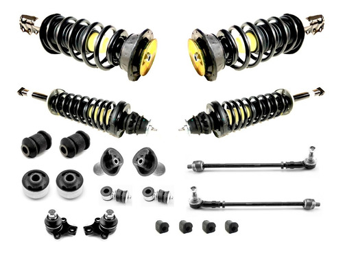 Kit Amortiguadores Bieletas Bujes Vw Golf Jetta A2 87-92