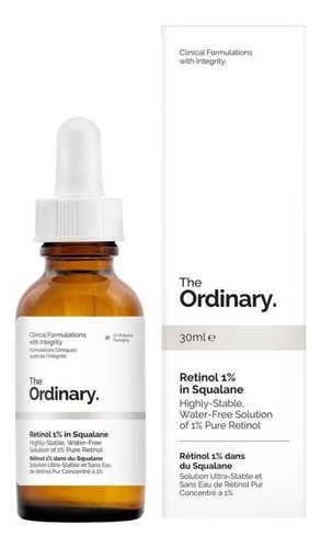 Serum Retinol 1% In Squalane 30 Ml The Ordinary Antiedad Todo Tipo De Piel Día/noche