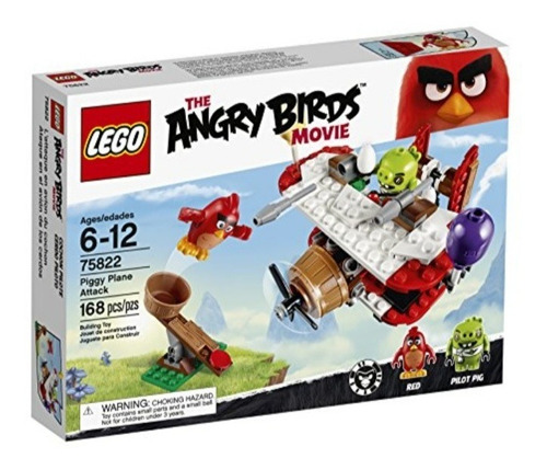 Lego Angry Birds Piggy Plane Attack  75822- 168 Piezas