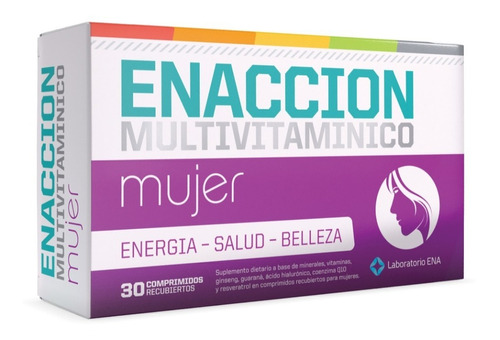 Enaccion Multivitaminico Mujer  X 30 Comp