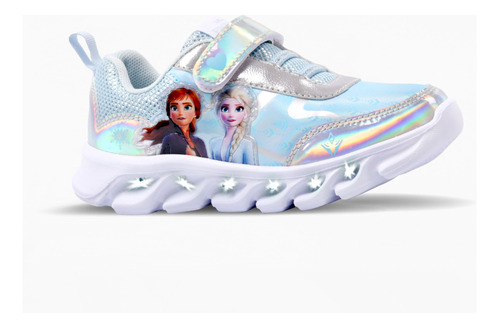 Zapatillas Frozen Luz Led Niñas Footy Pro Licencia Disney®