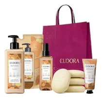 Comprar Kit Eudora corpo e banho instance karité cuidado presente eudora 5 peças