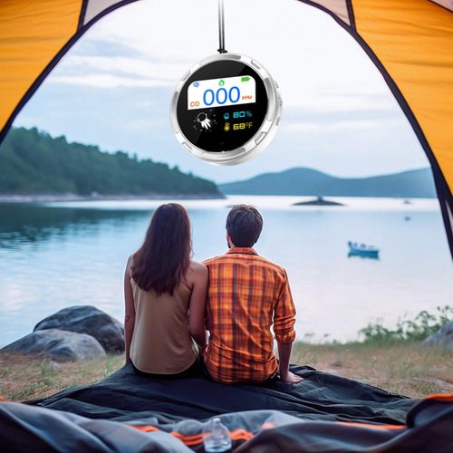 Detector De Alarma De Monóxido De Carbono Hd10 Portátil Domé
