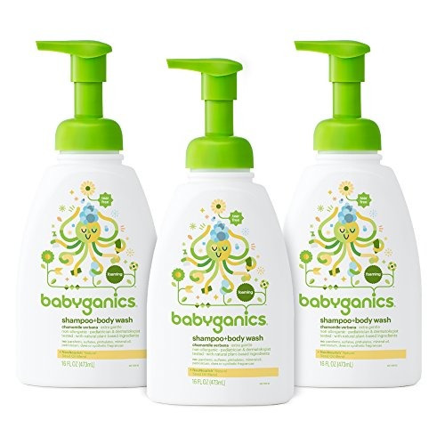 Babyganics Baby Shampoo Body Wash, Chamomile Verbena, 16 Oz 