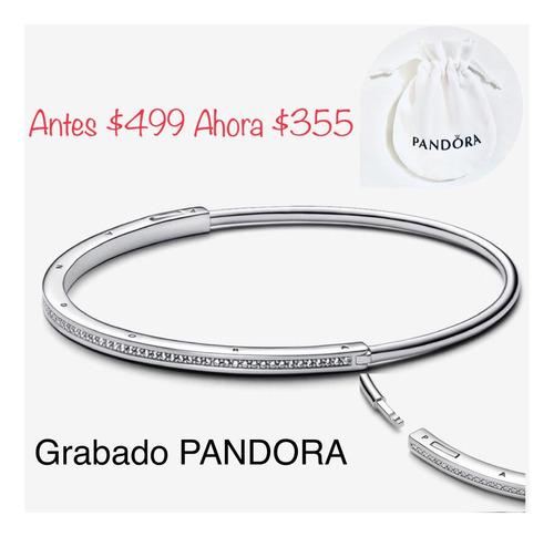 Pulsera Ríg Sig I-d P Compatible Marca Pandora,plata+bolsa