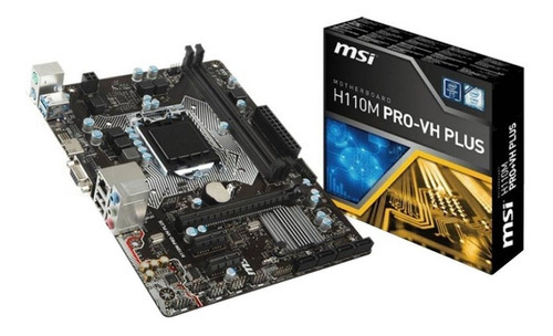 Tarjeta Madre Msi H110m Pro-vh Plus 1151 6a/7a Generacion