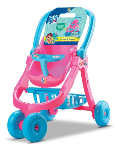 Carrinho Baby Alive 2 Em 1 Bebê Conforto - Divertoys