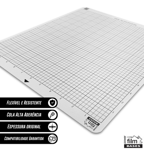 4 Esteiras De Corte 30x30 Com Cola Para Silhouette Cameo Cor Transparente