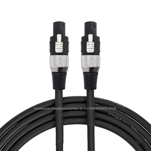 Imagen 6 de 8 de Cable Audio Bafle Instrumentos Speakon A Speakon 6 Metros