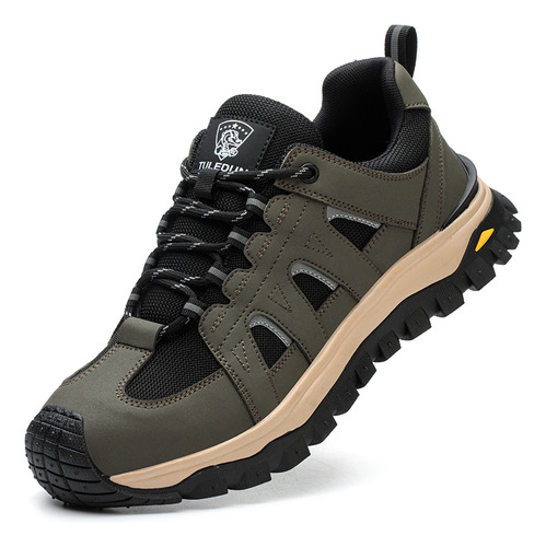 Toe Safety Work, Botas Leves, Respiráveis, Sapatos Masculino