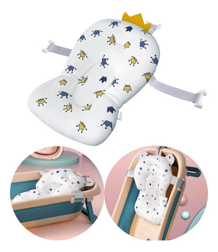 . Almohadilla For Bañera Infantil, Antideslizante, Suave
