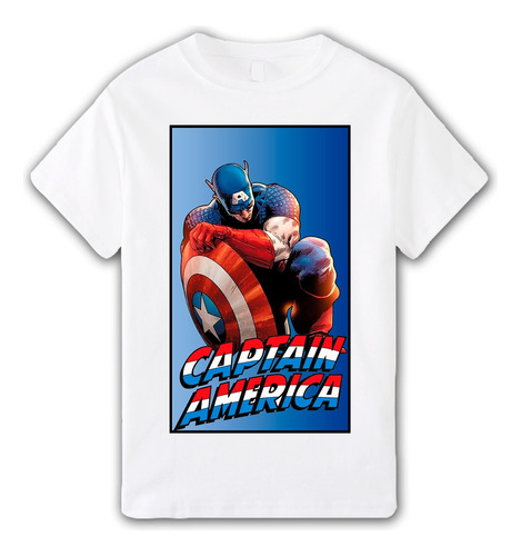 Remera Capitan America -  Avenger Marvel Aesthetic Unisex 