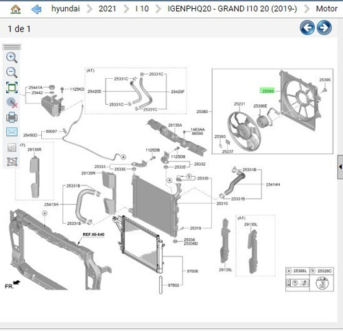 Embudo Radiador Hyundai Grand I10 20 2019