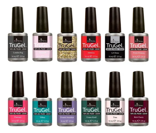 Ezflow Trugel X12 Esmalte Semipermanente Led Uv 14ml 6c