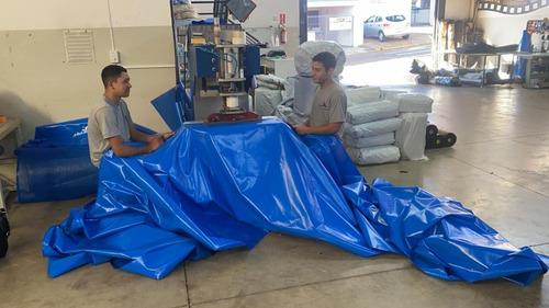 Capa Com Dreno Para Piscina Proteção 7x4m - Incluso