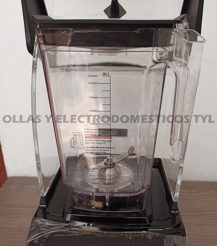 Licuadora Blender Digital Industrial 1800w 2lts