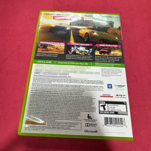 Forza Horizon Xbox 360 Original. A (Usado)