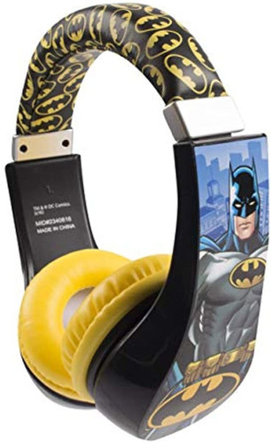 Batman 30382 Kid Safe Over The Ear Auriculares Con Limitador