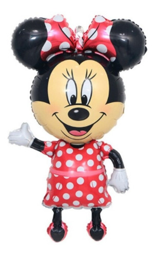  1 Globo Metalizado Mickey O Minnie Tamaño 100 Cms