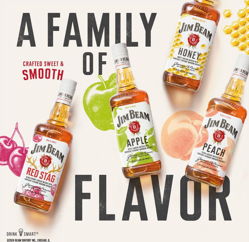 Whisky Jim Beam Peach 700 Ml Vol. Alc. 32.5%