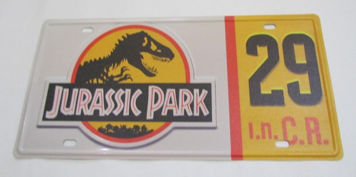 Poster Anuncio Cartel Placa Jurassic Park Auto Camioneta Dec