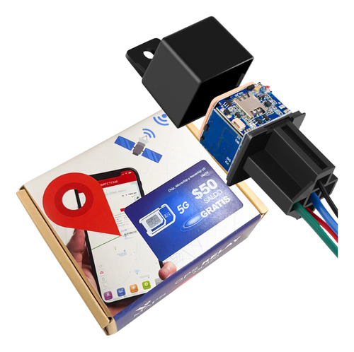 Gps Relay; Apagado Remoto, Monitoreo, Sim Y Sticker Gratis