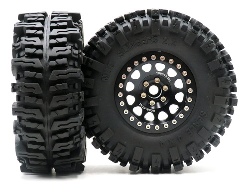 4pcs Rc 2.2 Mud Slingers Neumáticos Super Grip Crawler Neumá