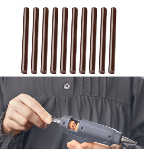 10 Barras De Pegamento Termofusible Hechas A Mano,