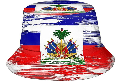 Sombrero De Verano De La Bandera Haitiana De Haití, Sombrero