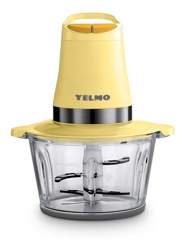 Yelmo Pc5800 Picadora De Alimentos 500w 2 Velocidades Color Amarillo