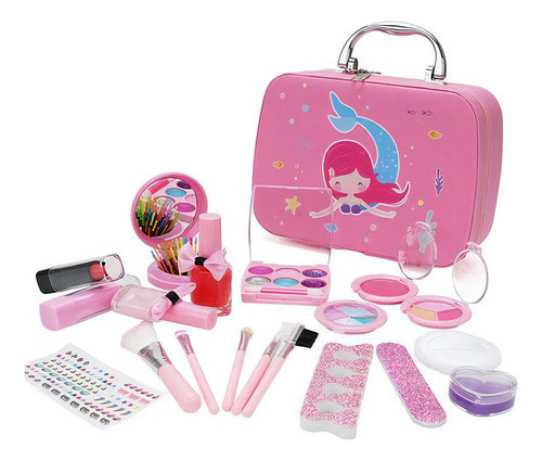 Kit De Maquillaje Para Niñas, Juego De Maquillaje Juguete Color Fix