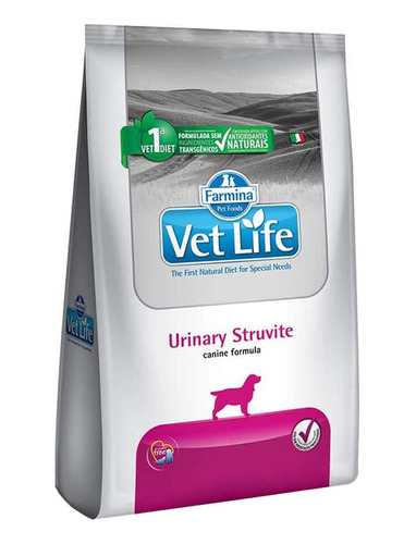 Vet Life Natural Urinario Estruvita Para Perros 2kg