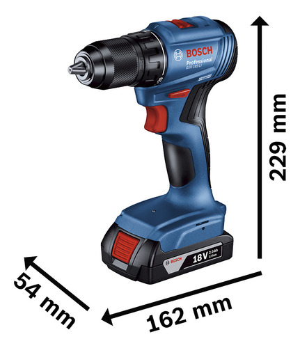 Taladro Ator Inalambrico Bosch Gsr 185-li 18v 2 Baterías