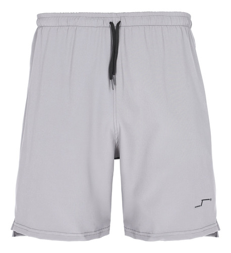 Short Deportivo Stretch Para Hombre Liso Con Bolsas Entrenar