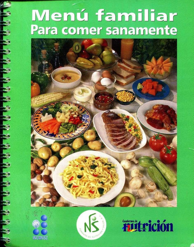 Libro Menú Familiar Nutrición