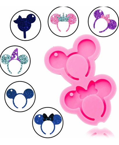 Moldes De Silicona Mickey Mouse (2 Pzas)